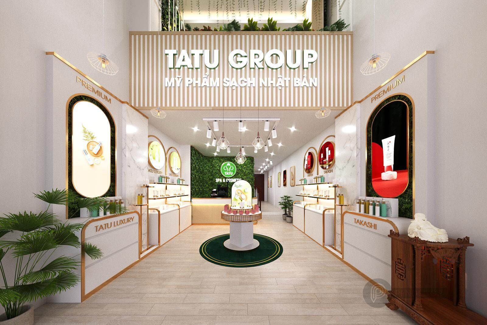 Showroom mỹ phẩm Tatu Group