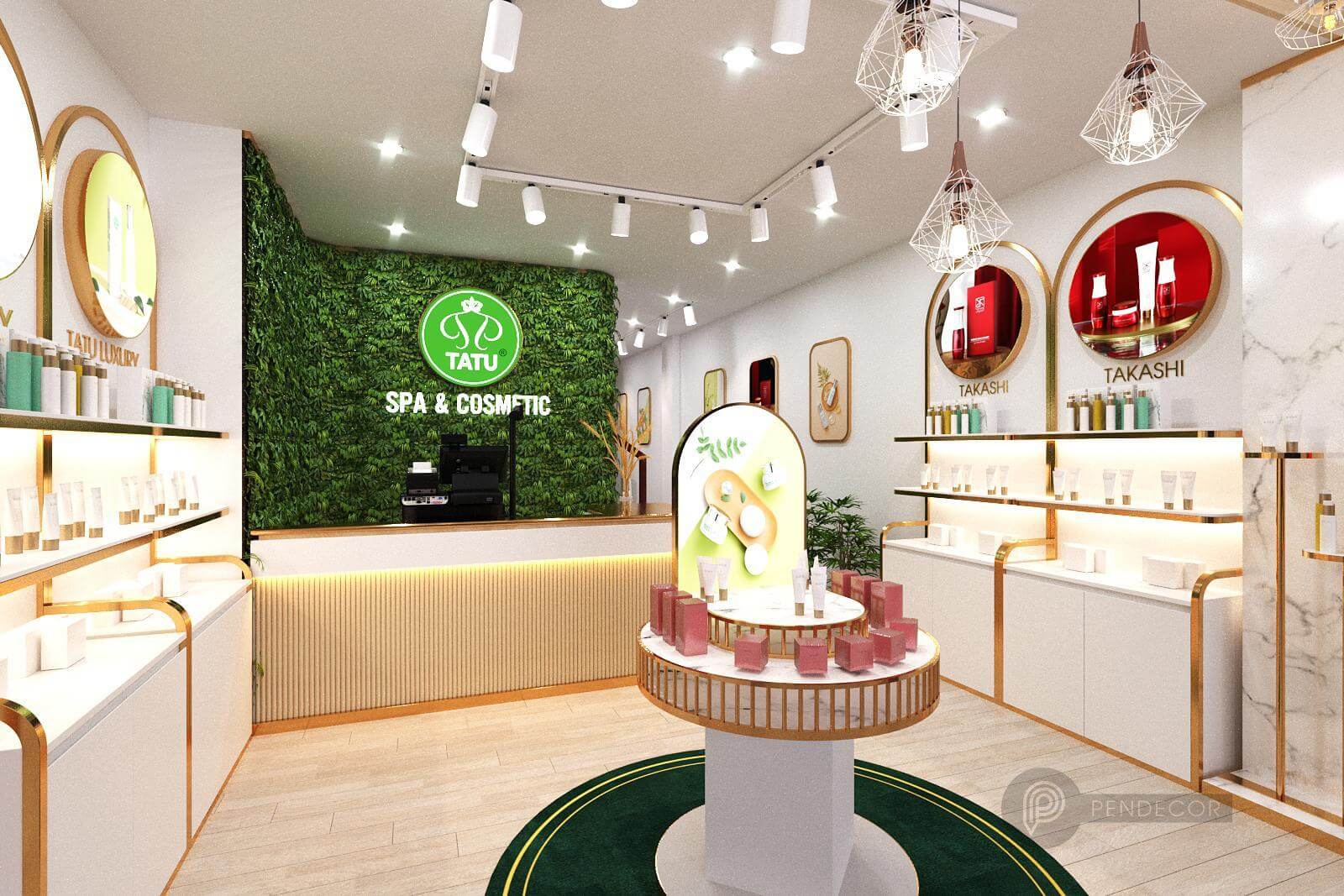 Showroom mỹ phẩm Tatu Group