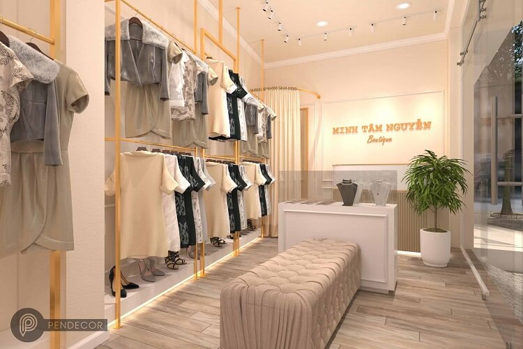 Ghế ngồi tạo nên sự chuyên nghiệp và tinh tế của cửa hàng