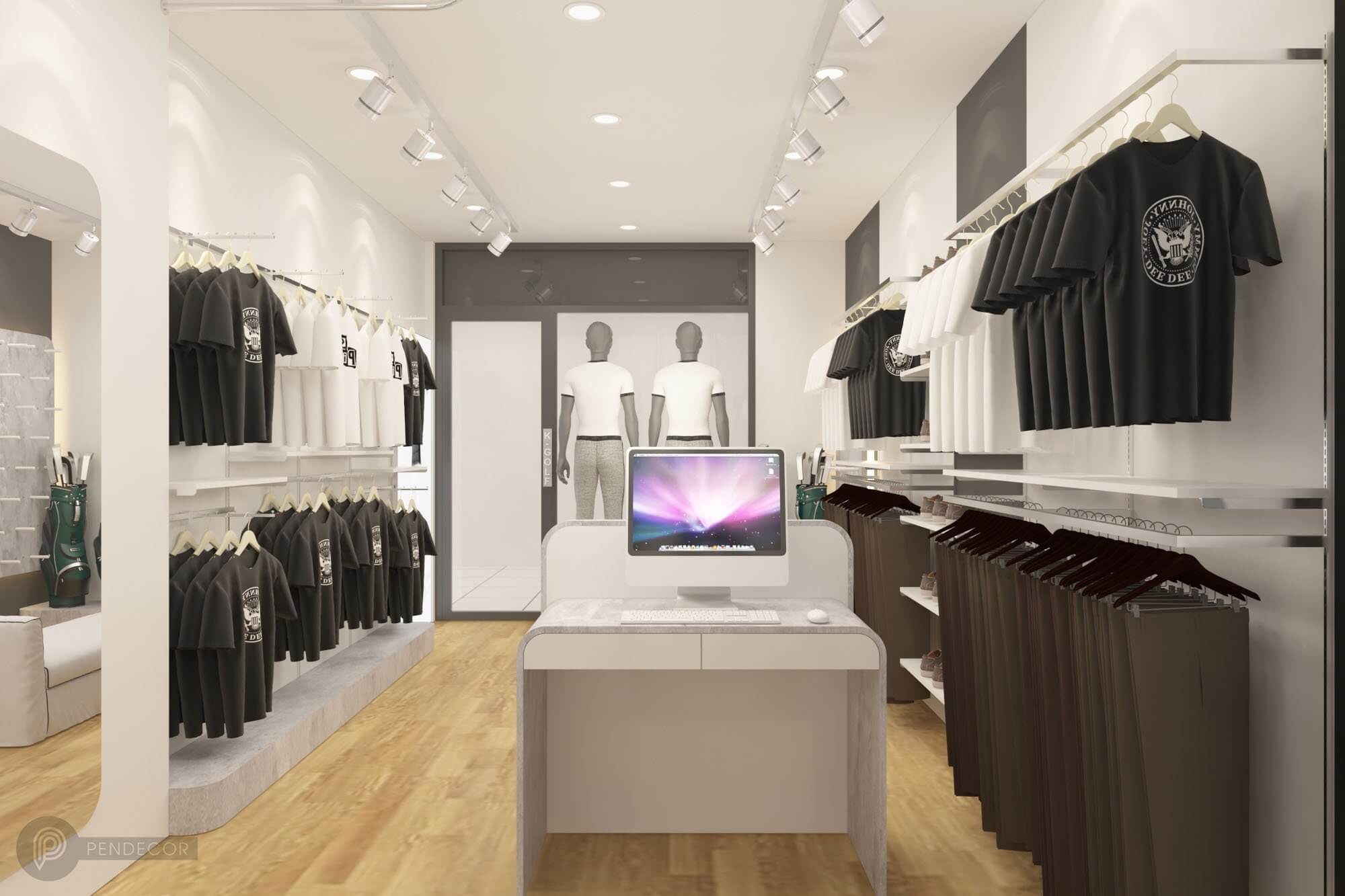 Thiết Kế Shop Thời Trang Nam K Golf