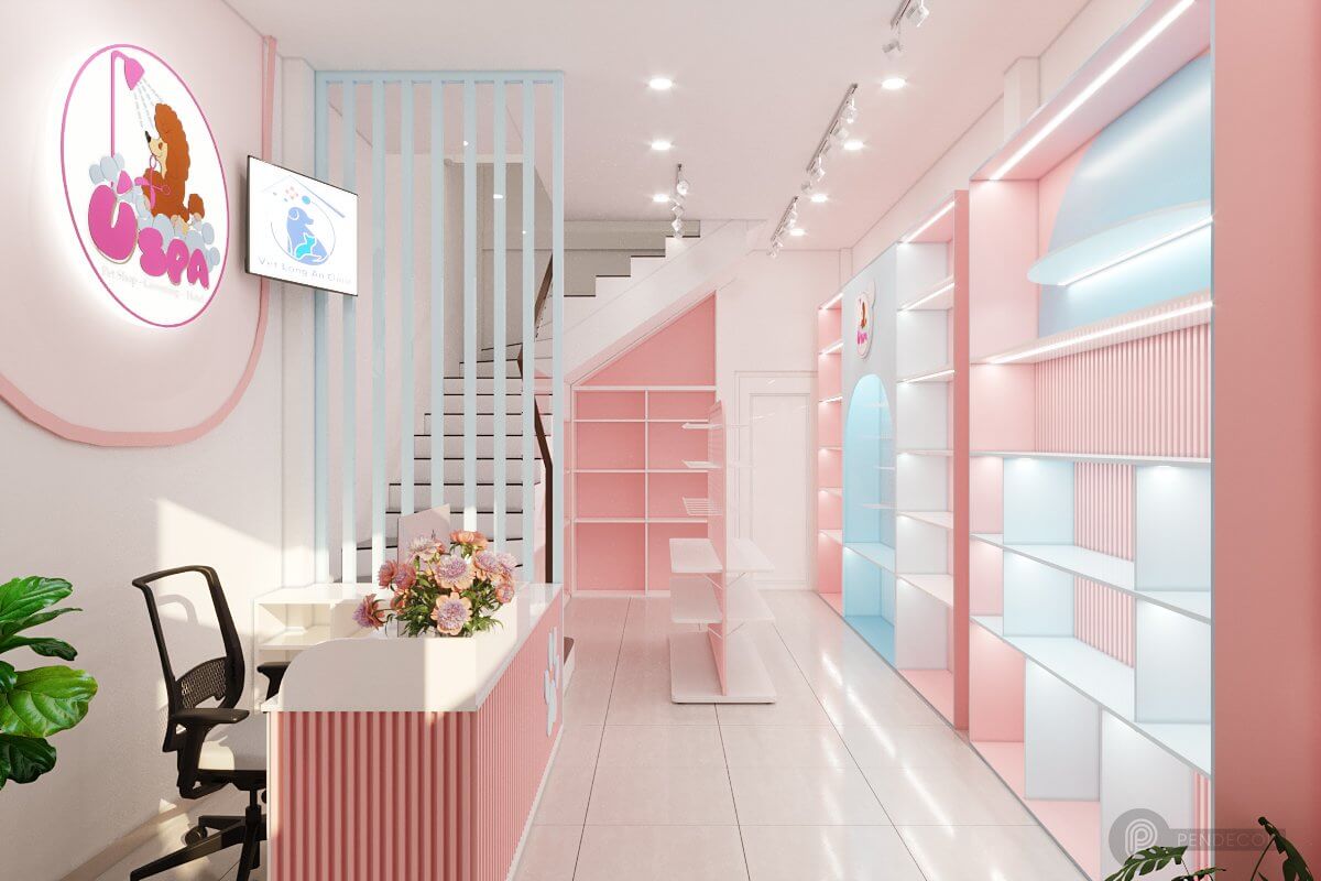 Thiết Kế Pet Shop Vet Long An