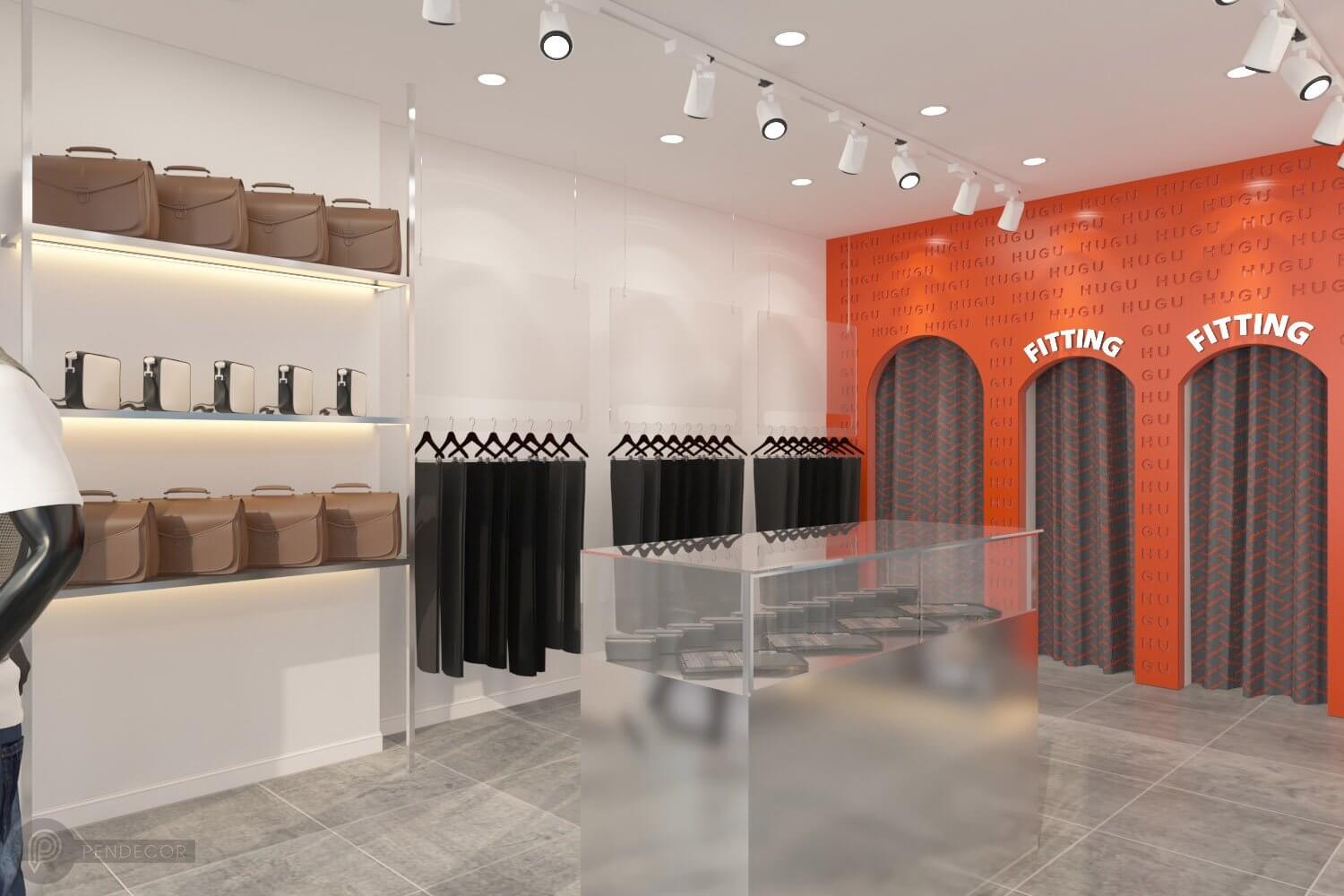 Thiết Kế Shop Thời Trang Nam HUGU