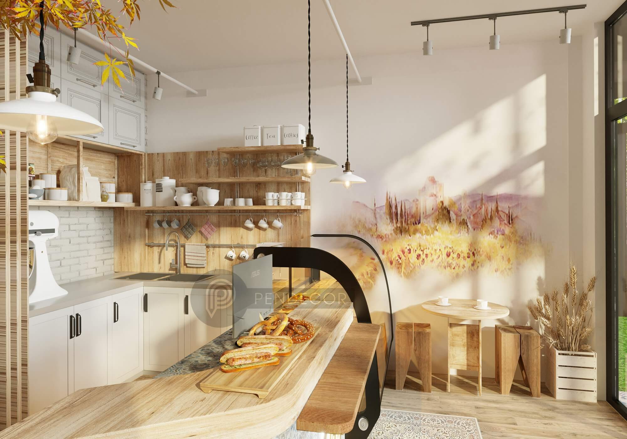 Thiết Kế Tiệm Bánh Lisa