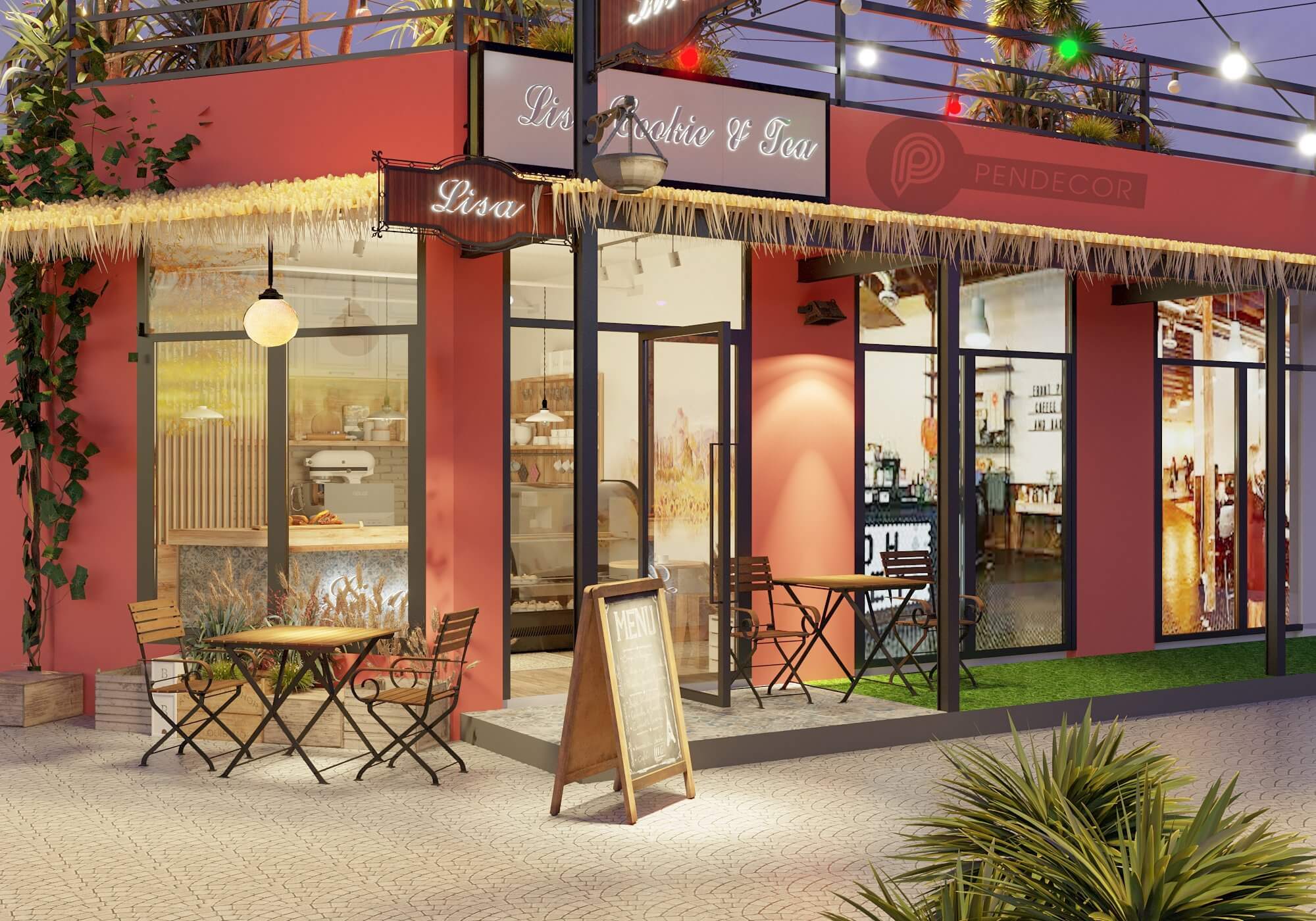 Thiết Kế Tiệm Bánh Lisa