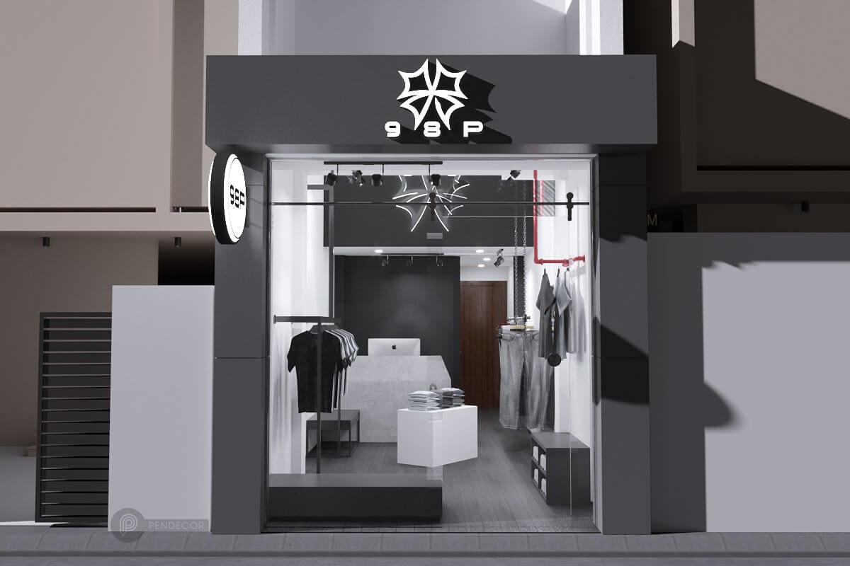 Thiết Kế & Thi Công Shop Thời Trang Nam 98P