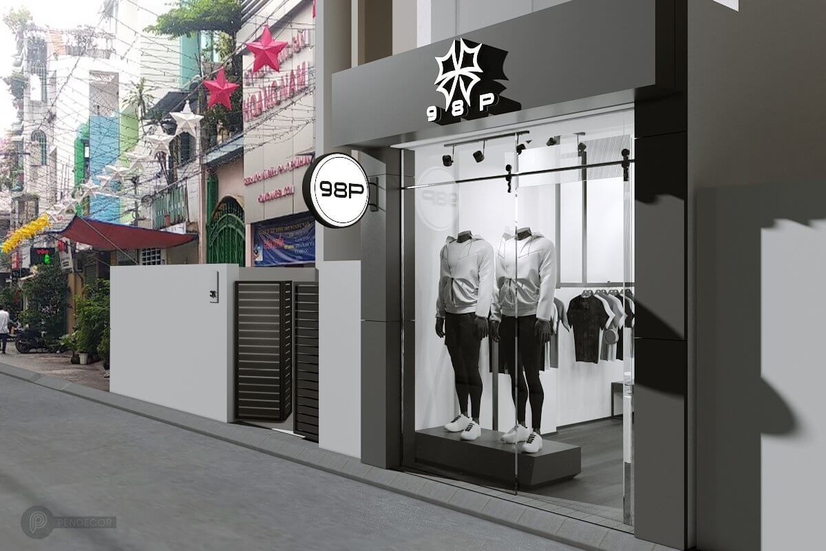 Thiết Kế & Thi Công Shop Thời Trang Nam 98P