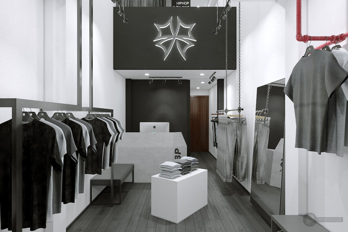 Thiết Kế & Thi Công Shop Thời Trang Nam 98P