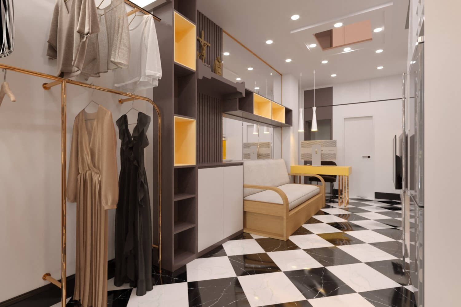 Thiết Kế Shop Thời Trang Bắp Boutique