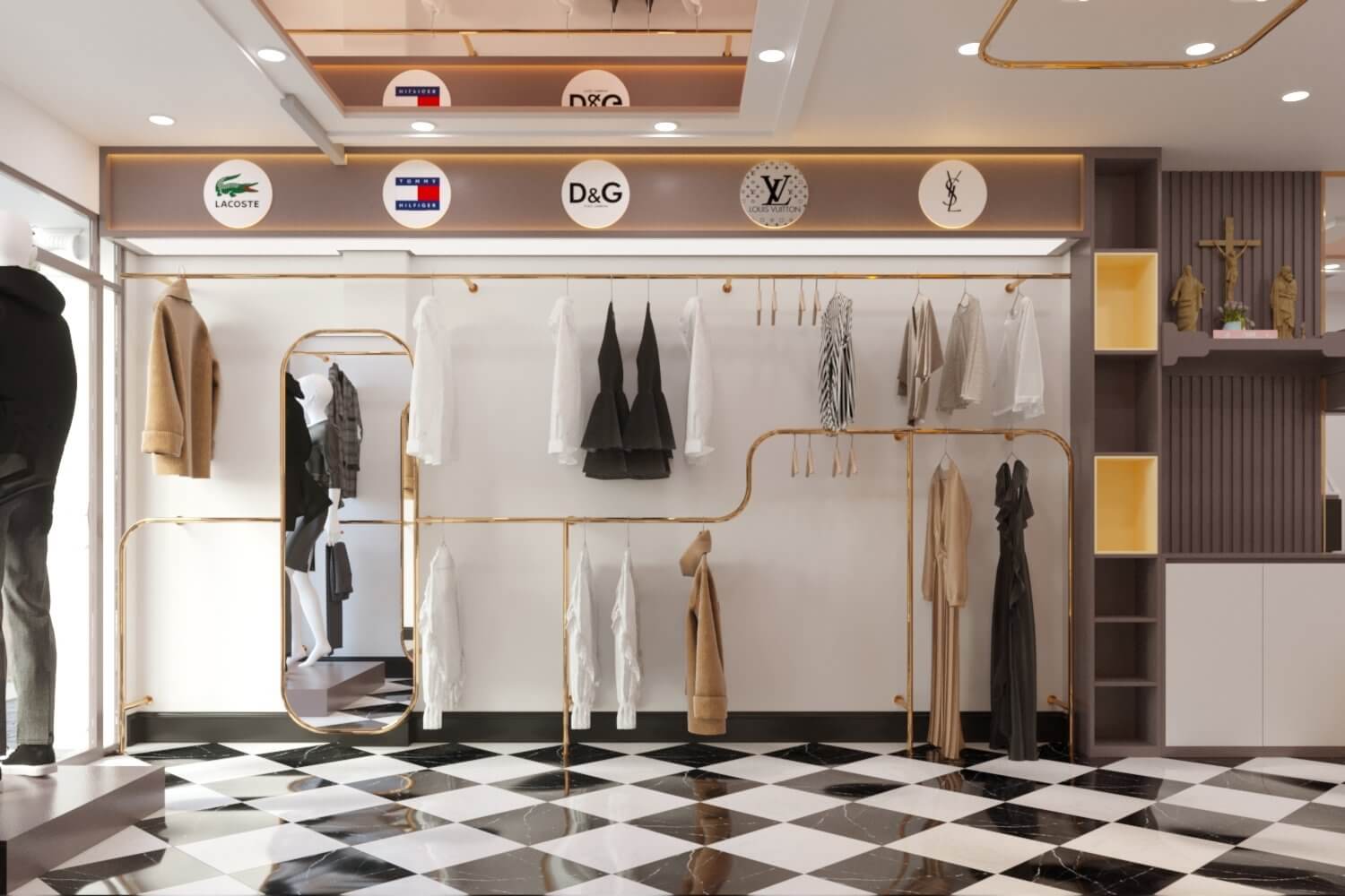 Thiết Kế Shop Thời Trang Bắp Boutique