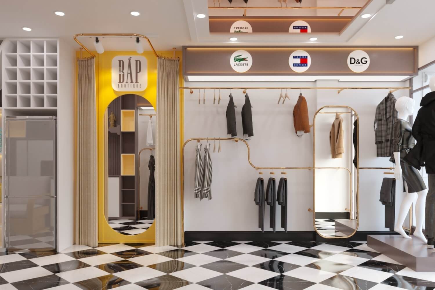 Thiết Kế Shop Thời Trang Bắp Boutique