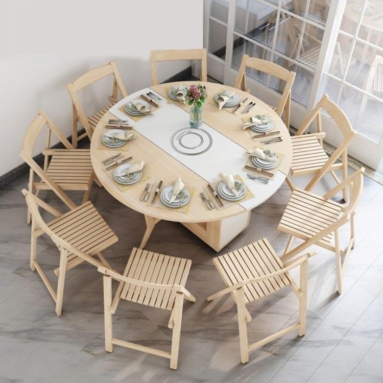 Bàn ăn gỗ công nghiệp đa dạng kiểu dáng, màu sắc