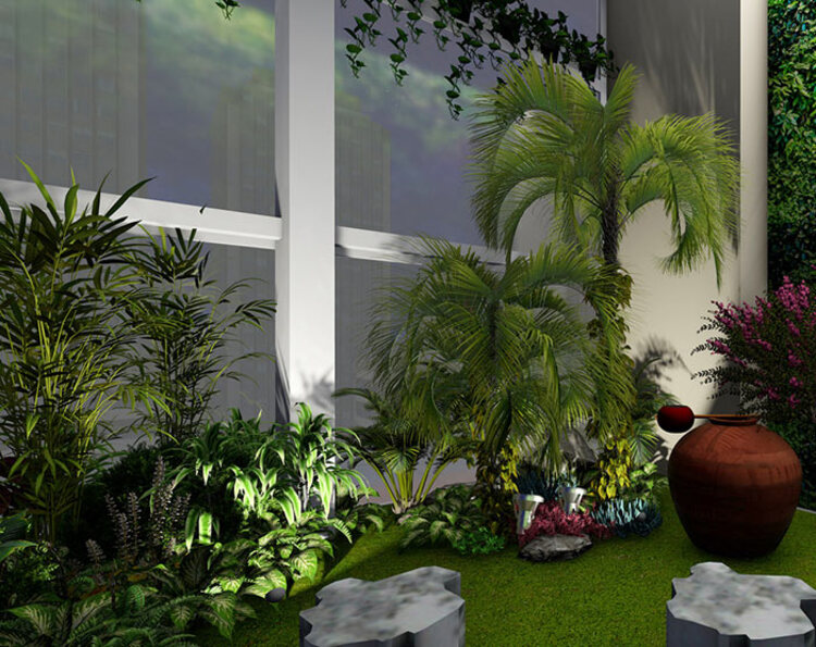 Đèn led chiếu điểm tiểu cảnh