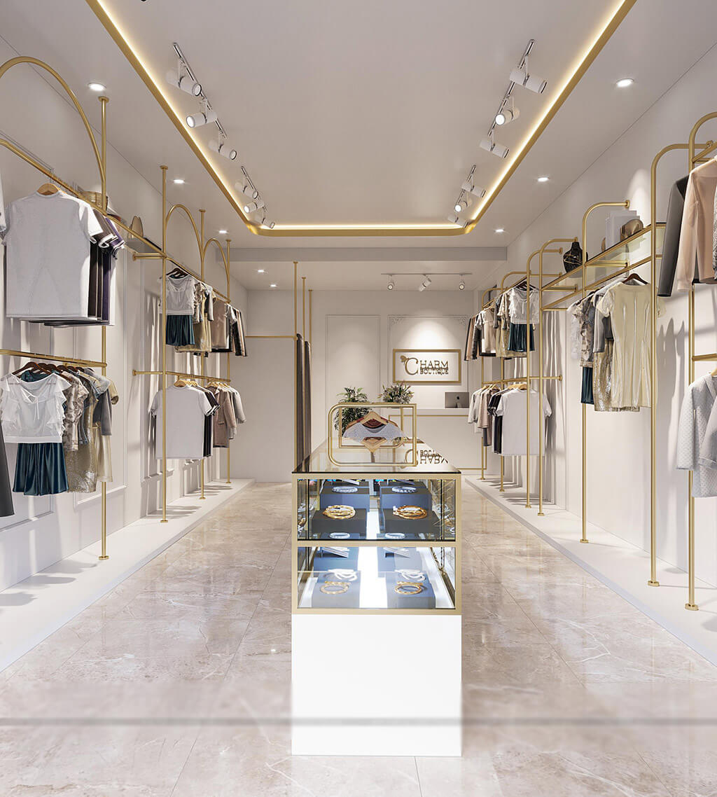 Ngày càng có nhiều người chọn thi công nội thất cửa hàng trọn gói