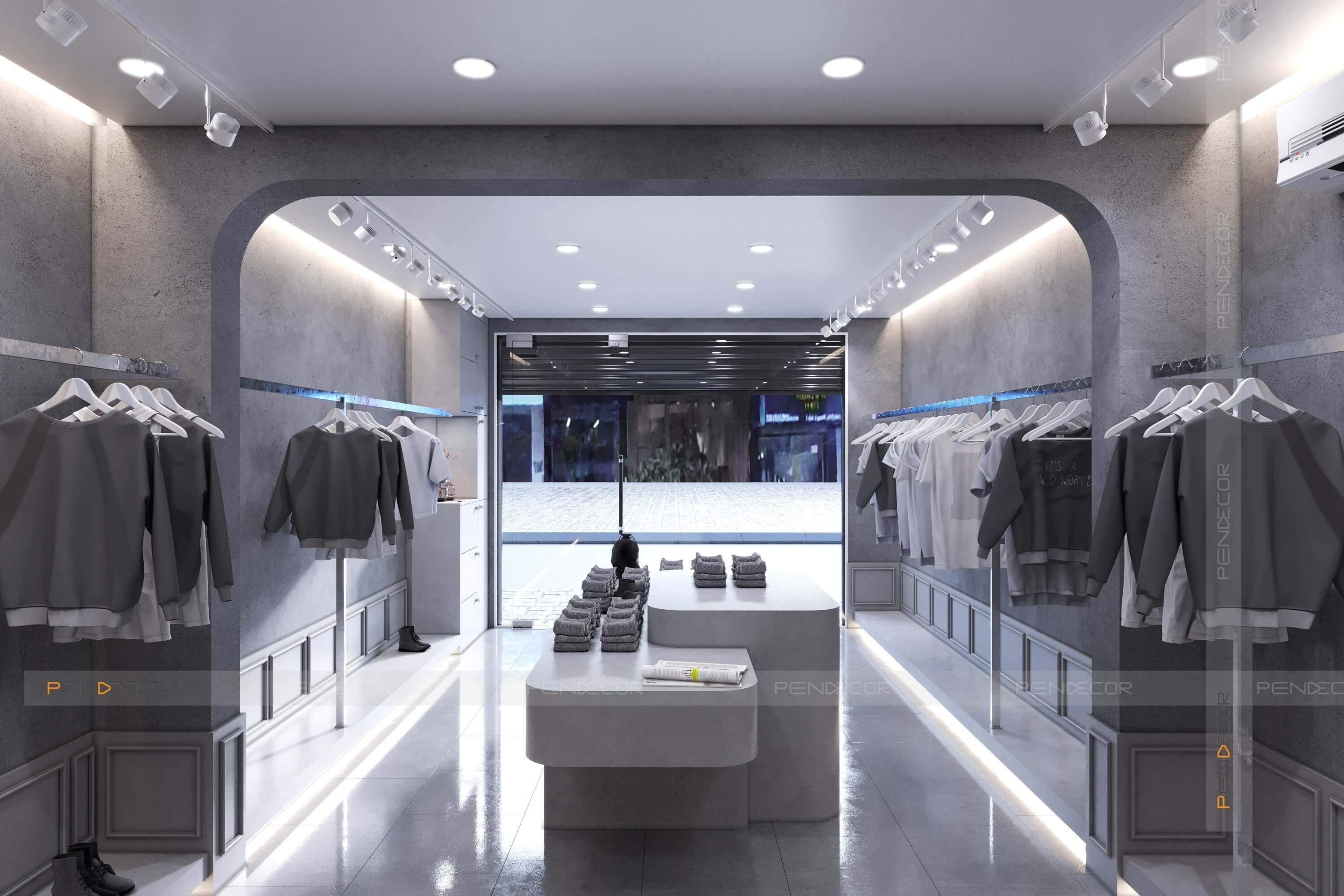 Thiết Kế Shop Thời Trang Lesavril de Vetements