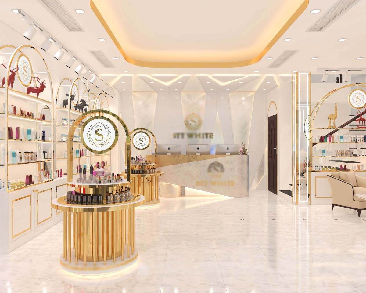 thiết kế cửa hàng nước hoa - Pendecor