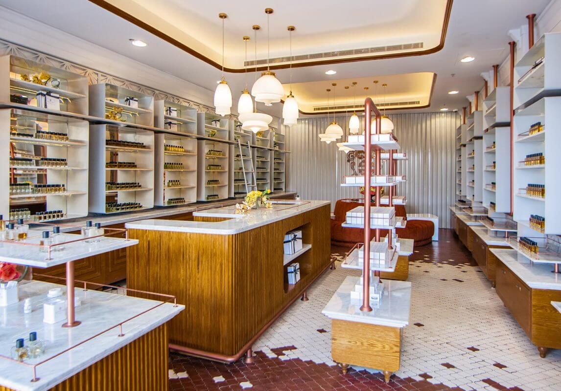 Đơn vị thiết kế shop nước hoa uy tín, chuyên nghiệp Pendecor