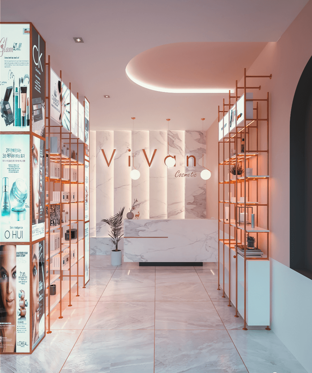 Cửa hàng nước hoa phong cách hiện đại - Pendecor