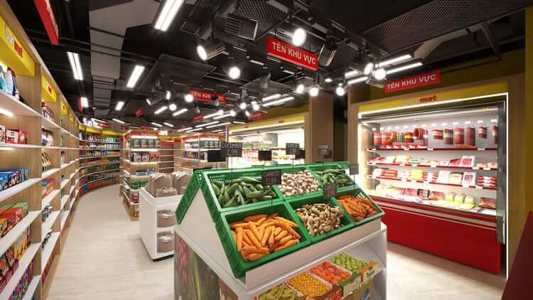 Bố trí sản phẩm tạo nên một diện mạo khác cho tiệm tạp hóa