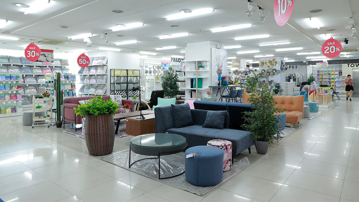 Thiết kế cửa hàng đồ gia dụng kiểu siêu thị mini