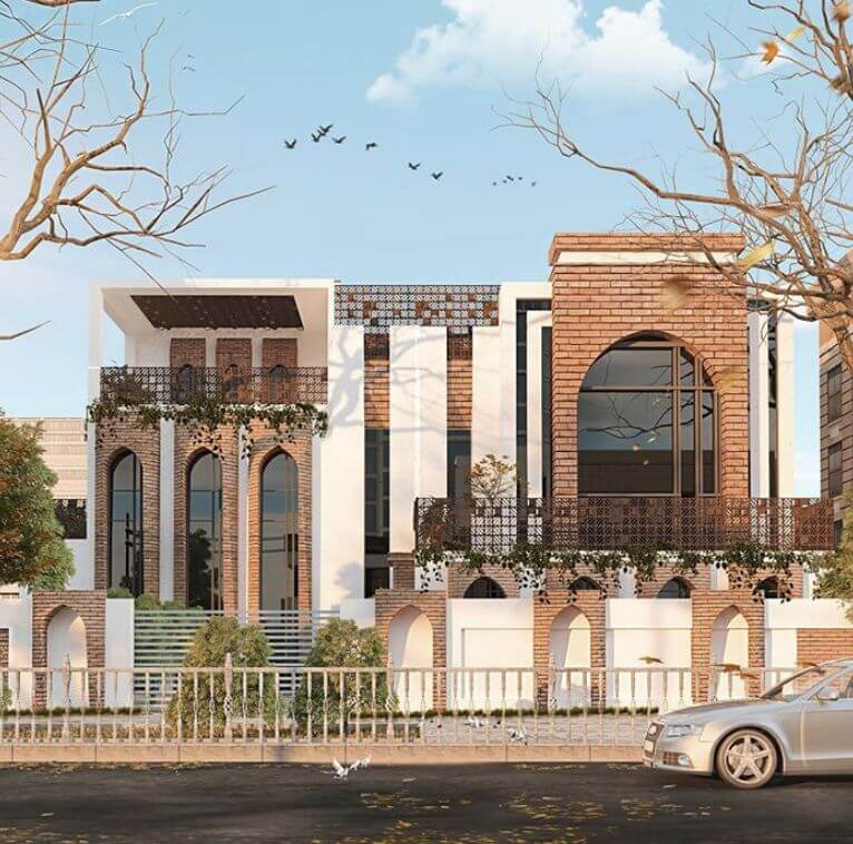 Một số tiêu chuẩn cơ bản trong thiết kế biệt thự 2 mặt tiền