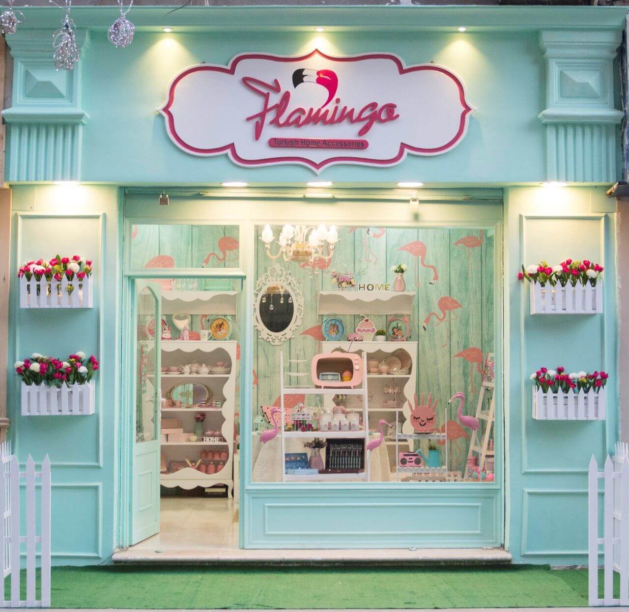 thiết kế shop gấu bông