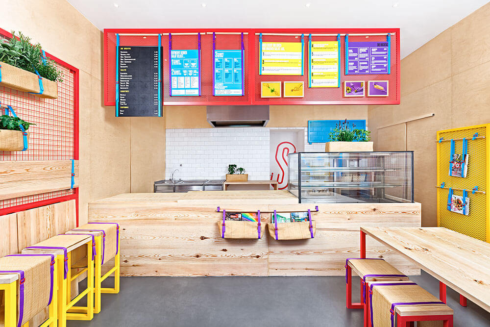 Thiết kế cửa hàng cháo dinh dưỡng không gian mở