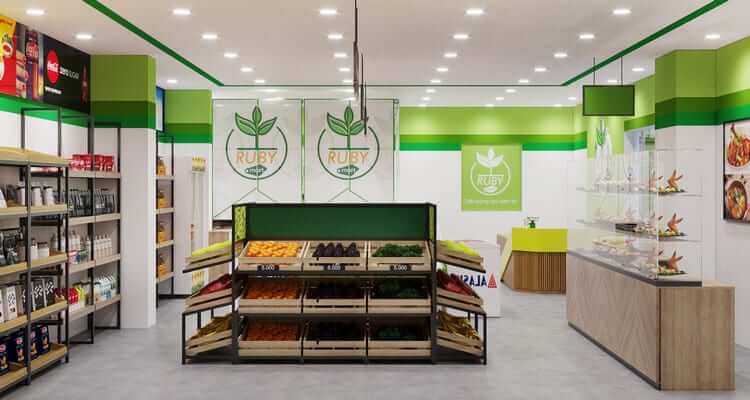 mẫu thiết kế cửa hàng nông nghiệp ấn tượng, hỗ trợ kinh doanh hiệu quả nhất