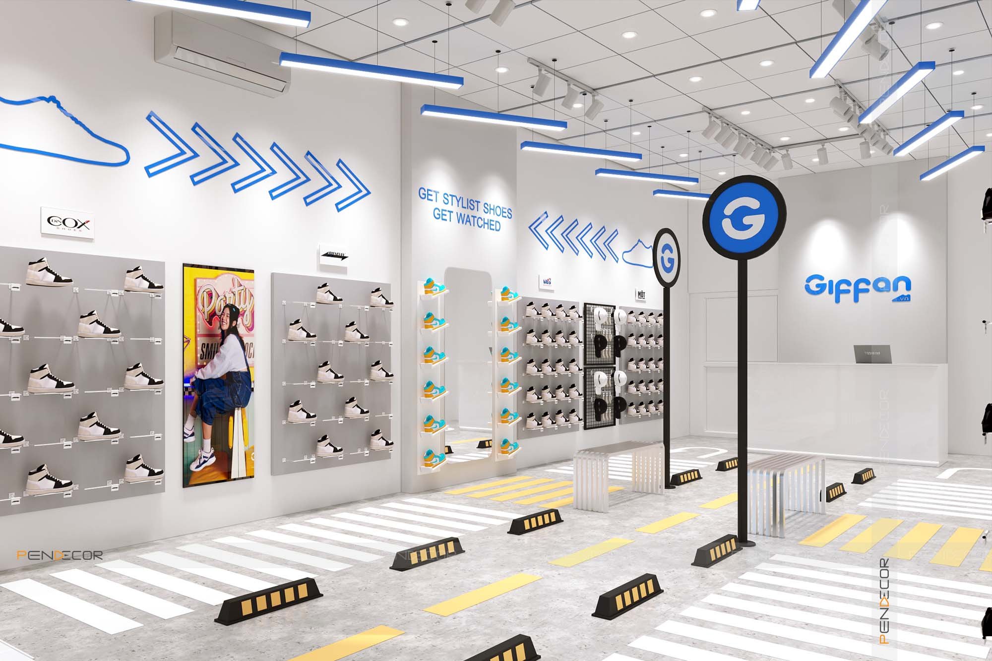 Thiết Kế Shop Giày Dép Giffan