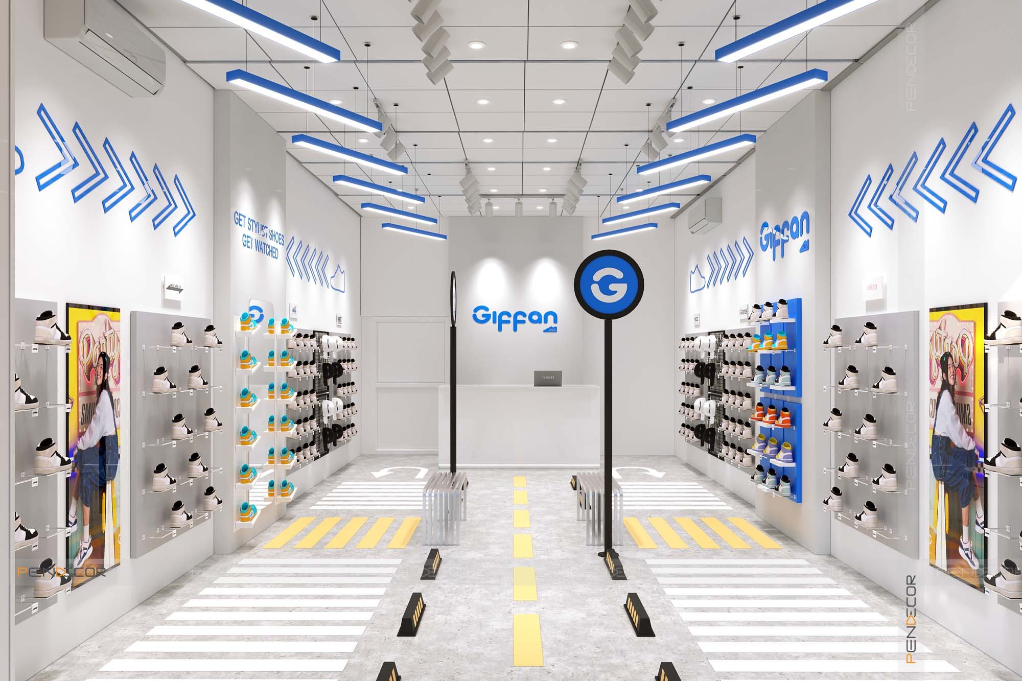 Thiết Kế Shop Giày Dép Giffan