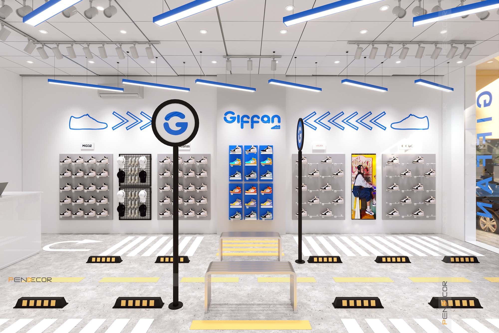 Thiết Kế Shop Giày Dép Giffan