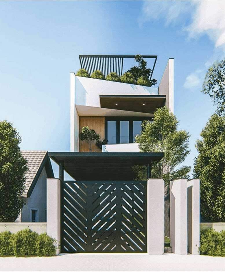 phong cách thiết kế mặt tiền nhà 4m mang tính ứng dụng ấn tượng nhất