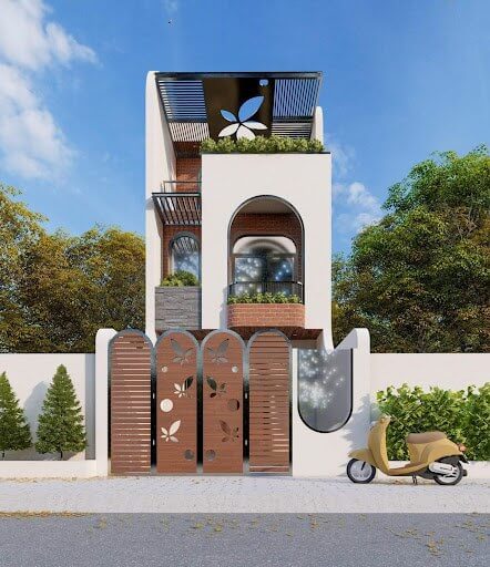 11+ mẫu nhà mặt tiền 7m ấn tượng, hợp phong thủy đẹp mê mẩn