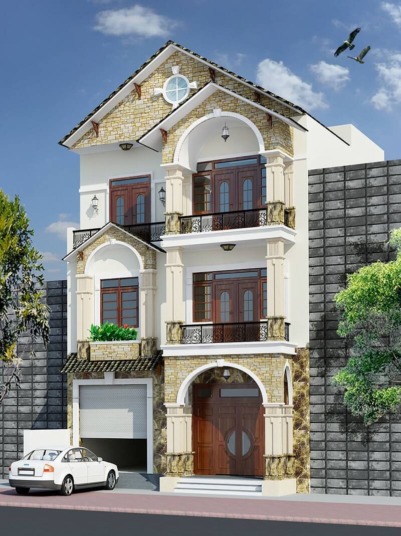 05 lưu ý cần biết khi thiết kế mặt tiền nhà 8m