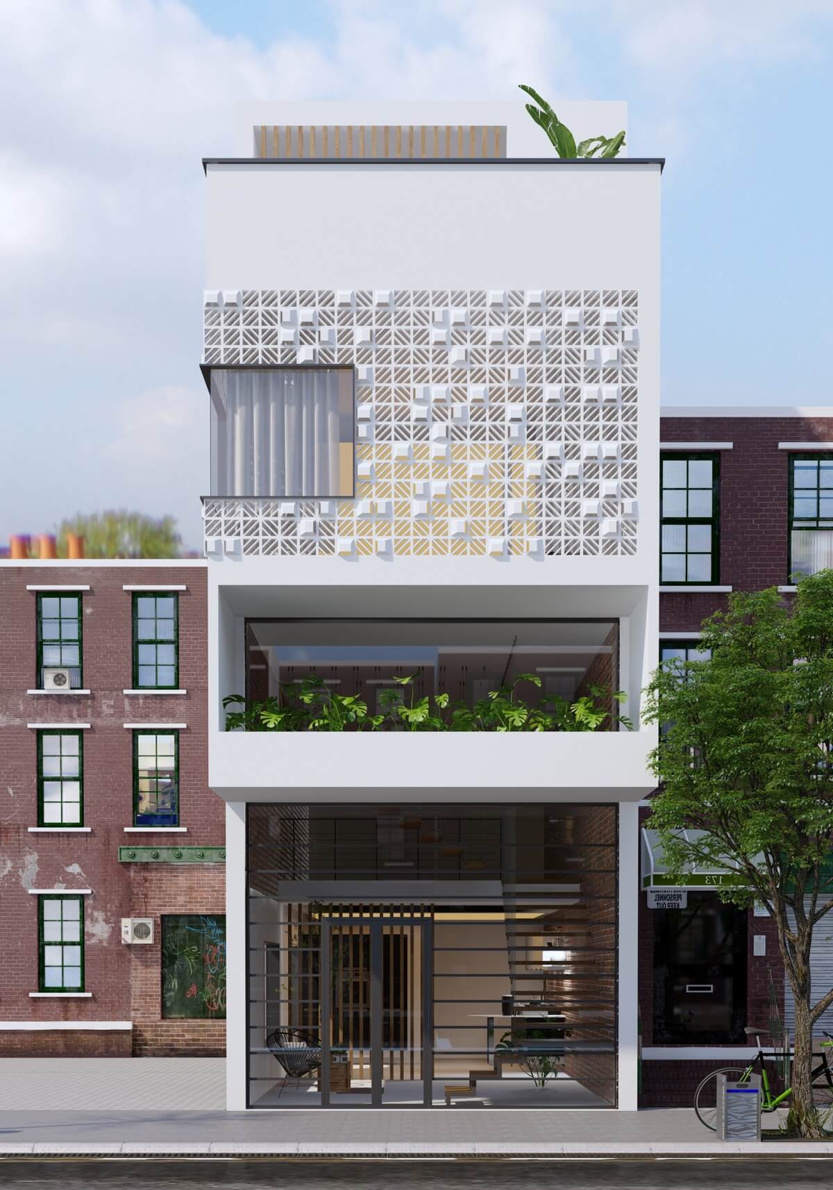 13+ mẫu mặt tiền nhà 8m ấn tượng, đẹp mê mẩn, hot trend 2023