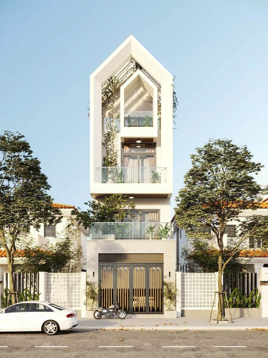 11+ mẫu mặt tiền nhà 4 tầng đẹp, thu hút, không nên bỏ lỡ