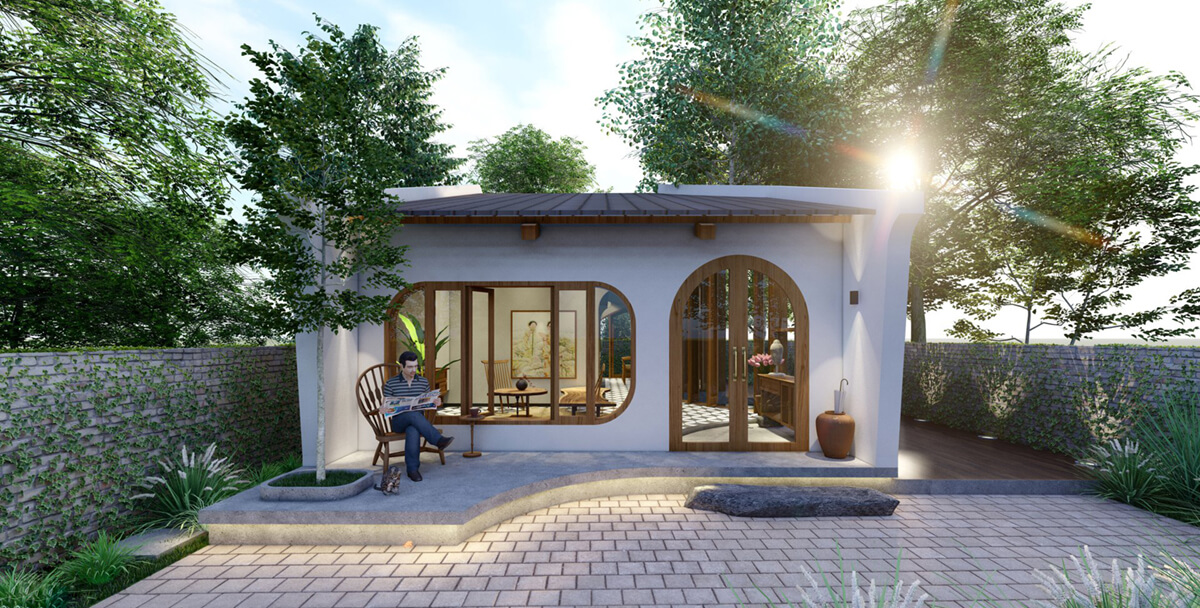 Tại sao nên thiết kế mặt tiền cho nhà 1 tầng?