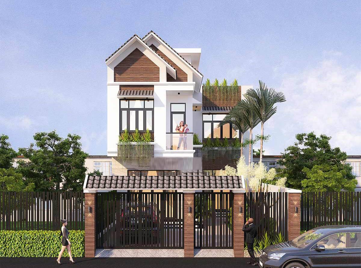 09+ mẫu mặt tiền nhà 2 tầng 1 tum không thể rời mắt, HOT nhất 2023