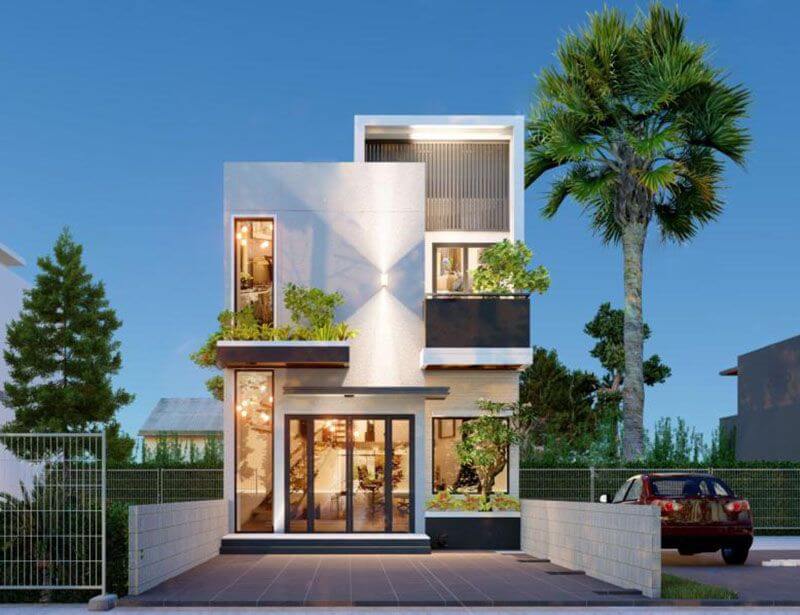 mẫu mặt tiền nhà 2 tầng 4m đẹp, không nên bỏ lỡ