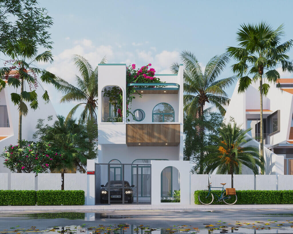 mẫu mặt tiền nhà 2 tầng 4m đẹp, không nên bỏ lỡ