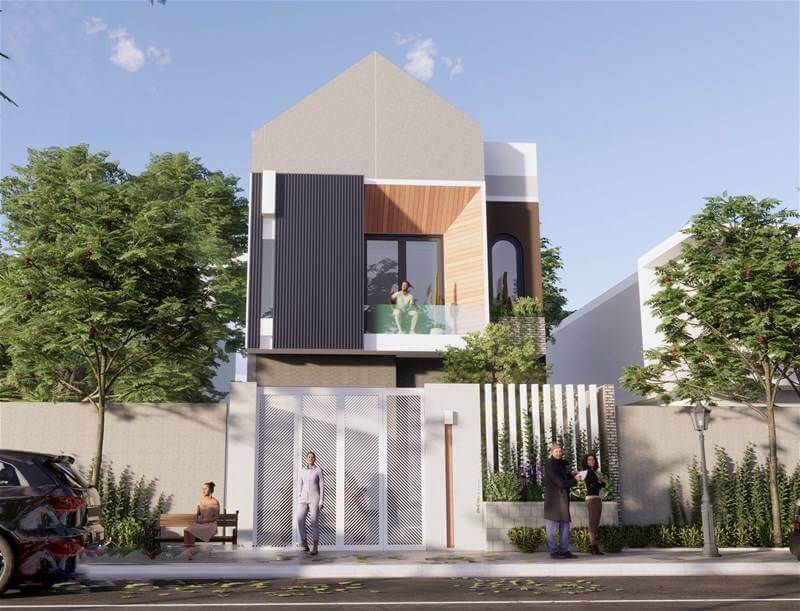 mẫu mặt tiền nhà 2 tầng 4m đẹp, không nên bỏ lỡ