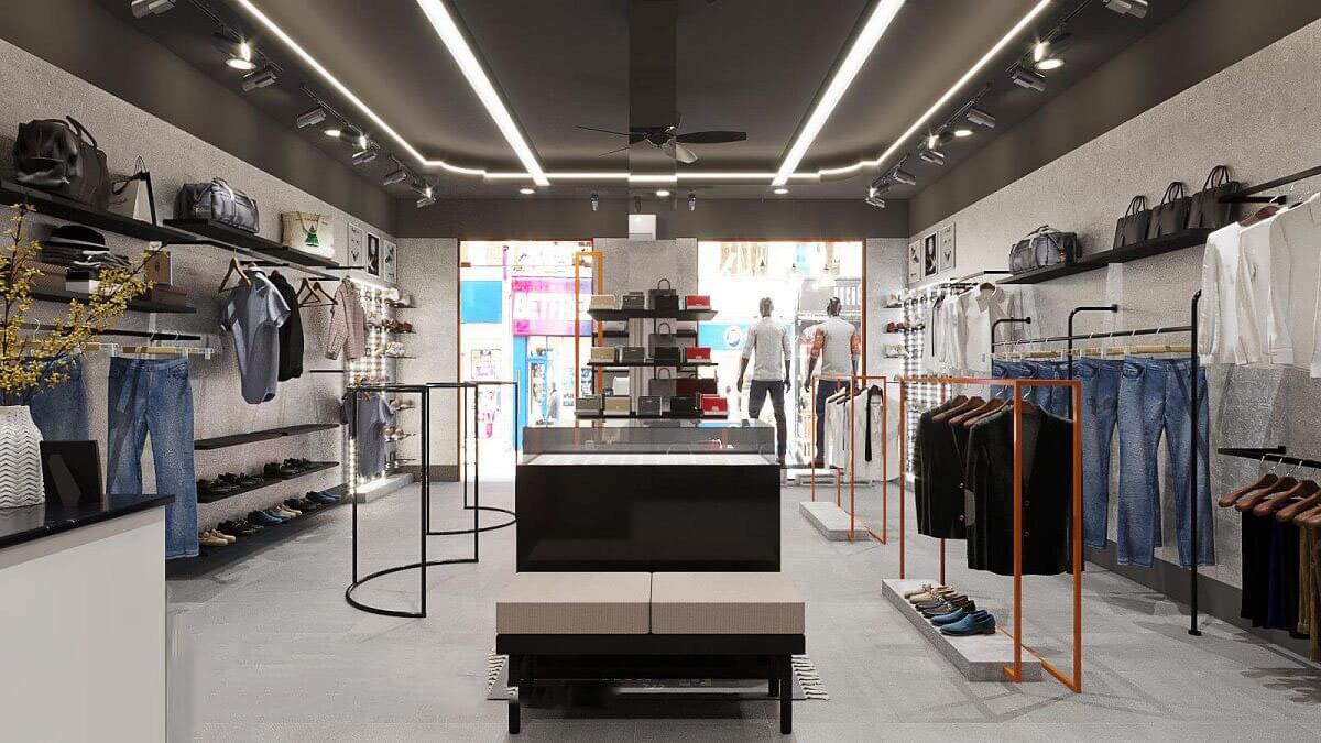 16+ mẫu thiết kế shop quần áo nam nhỏ, đẹp, hút khách nhất 2023