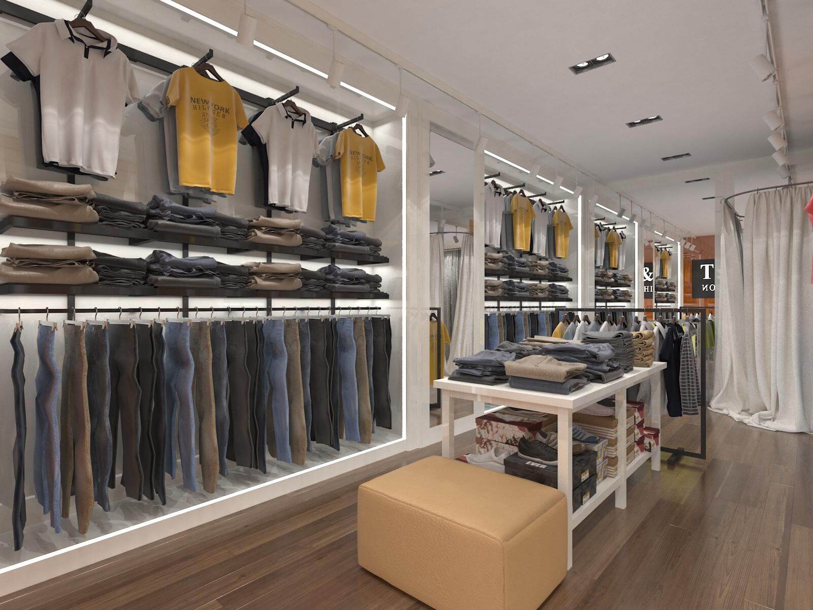 16+ mẫu thiết kế shop quần áo nam nhỏ, đẹp, hút khách nhất 2023