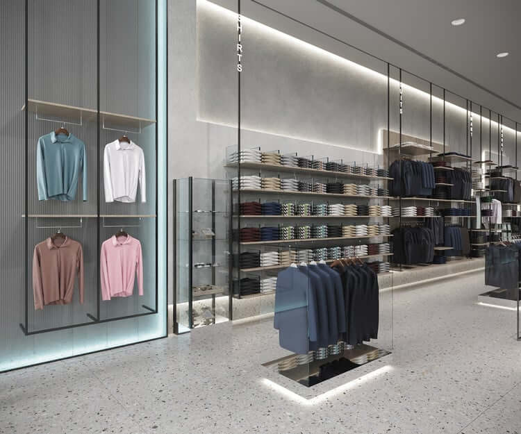 16+ mẫu thiết kế shop quần áo nam nhỏ, đẹp, hút khách nhất 2023