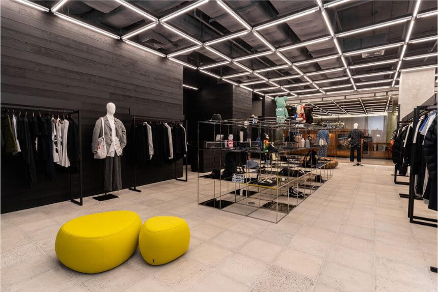 thiết kế shop thời trang nam pendecor