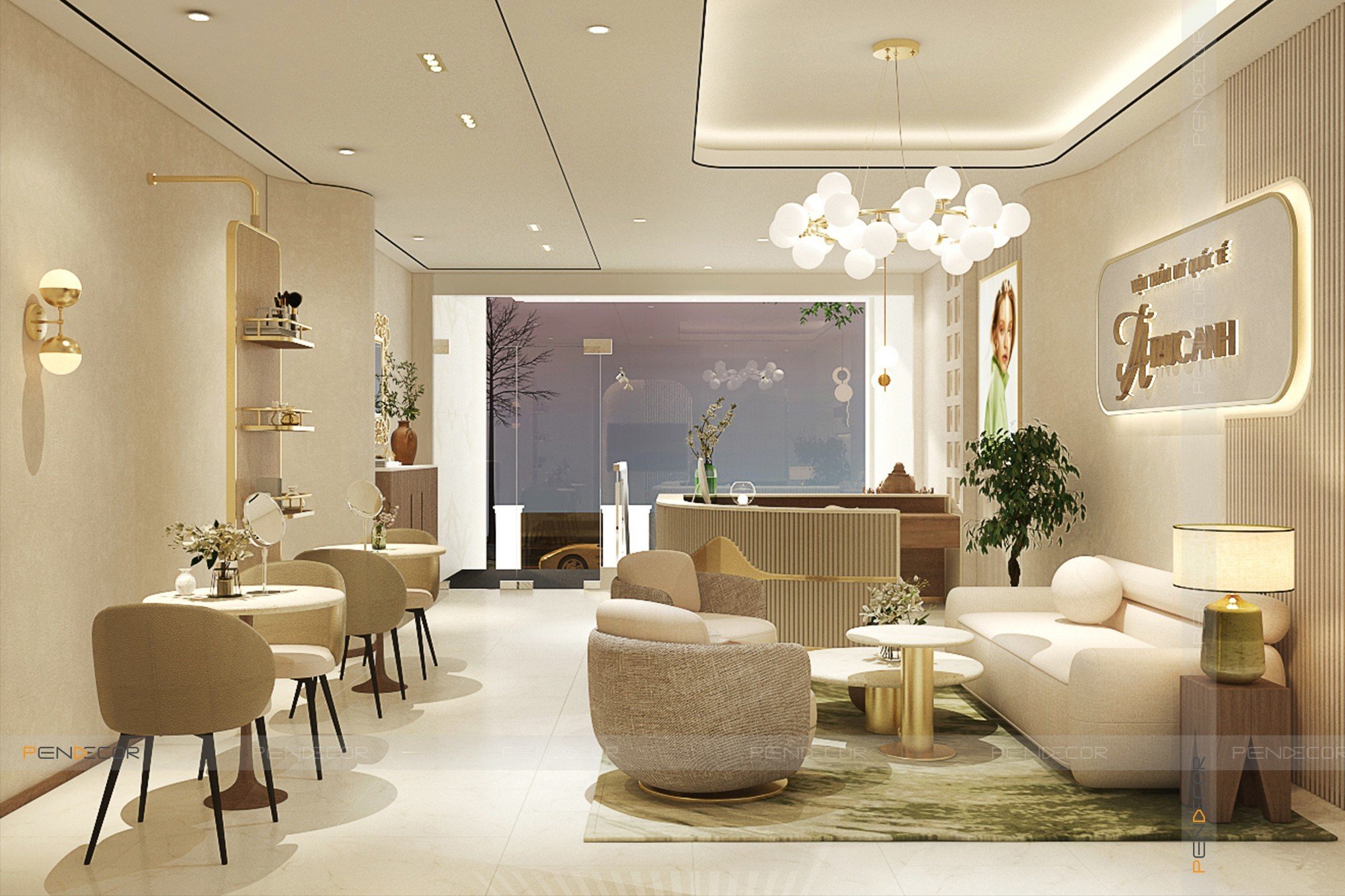 Thiết Kế Thẩm Mĩ Viện Trúc Anh