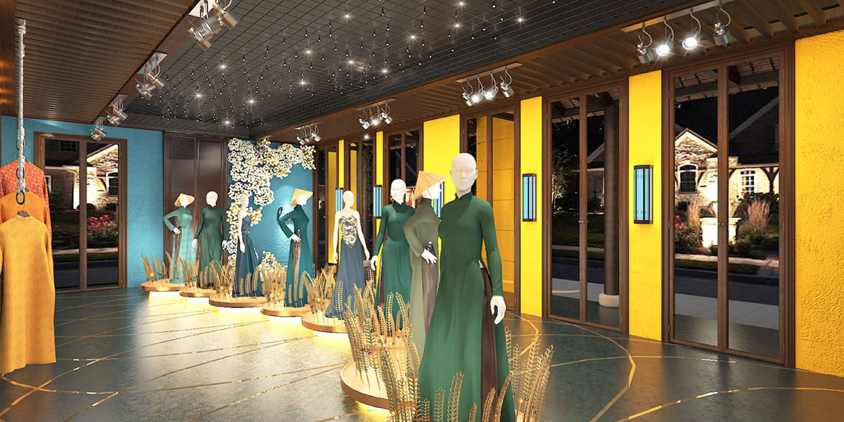 mẫu thiết kế showroom thời trang - 16