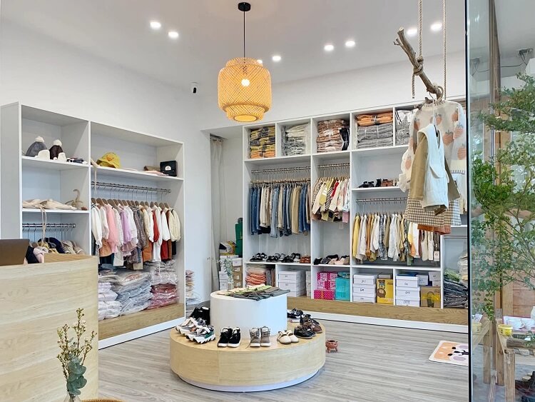 mẫu thiết kế shop quần áo 20m2 - 8