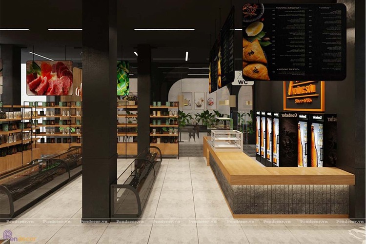 thiết kế showroom cửa hàng Pendecor