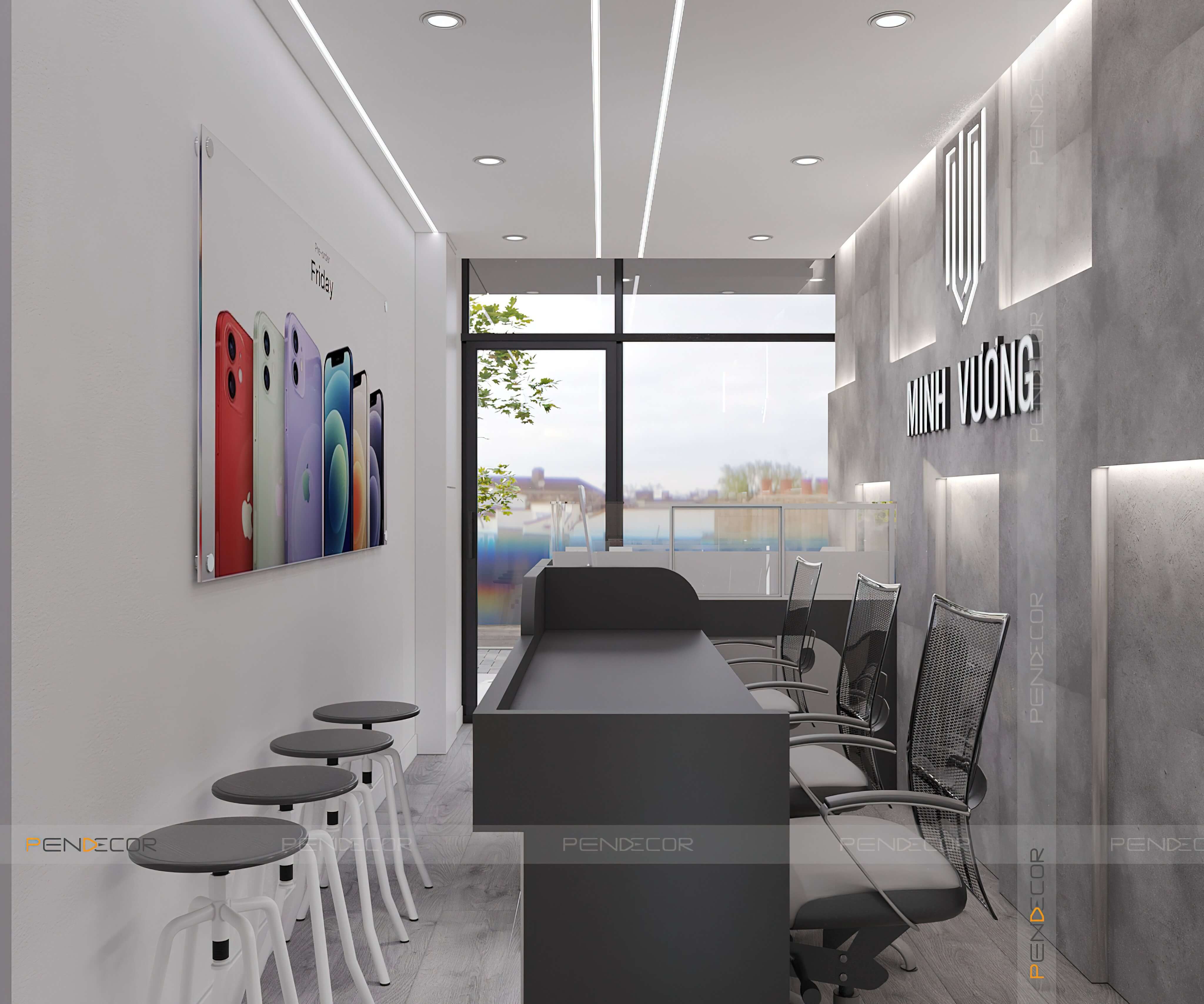 Thiết Kế Shop Điện Thoại Minh Vương