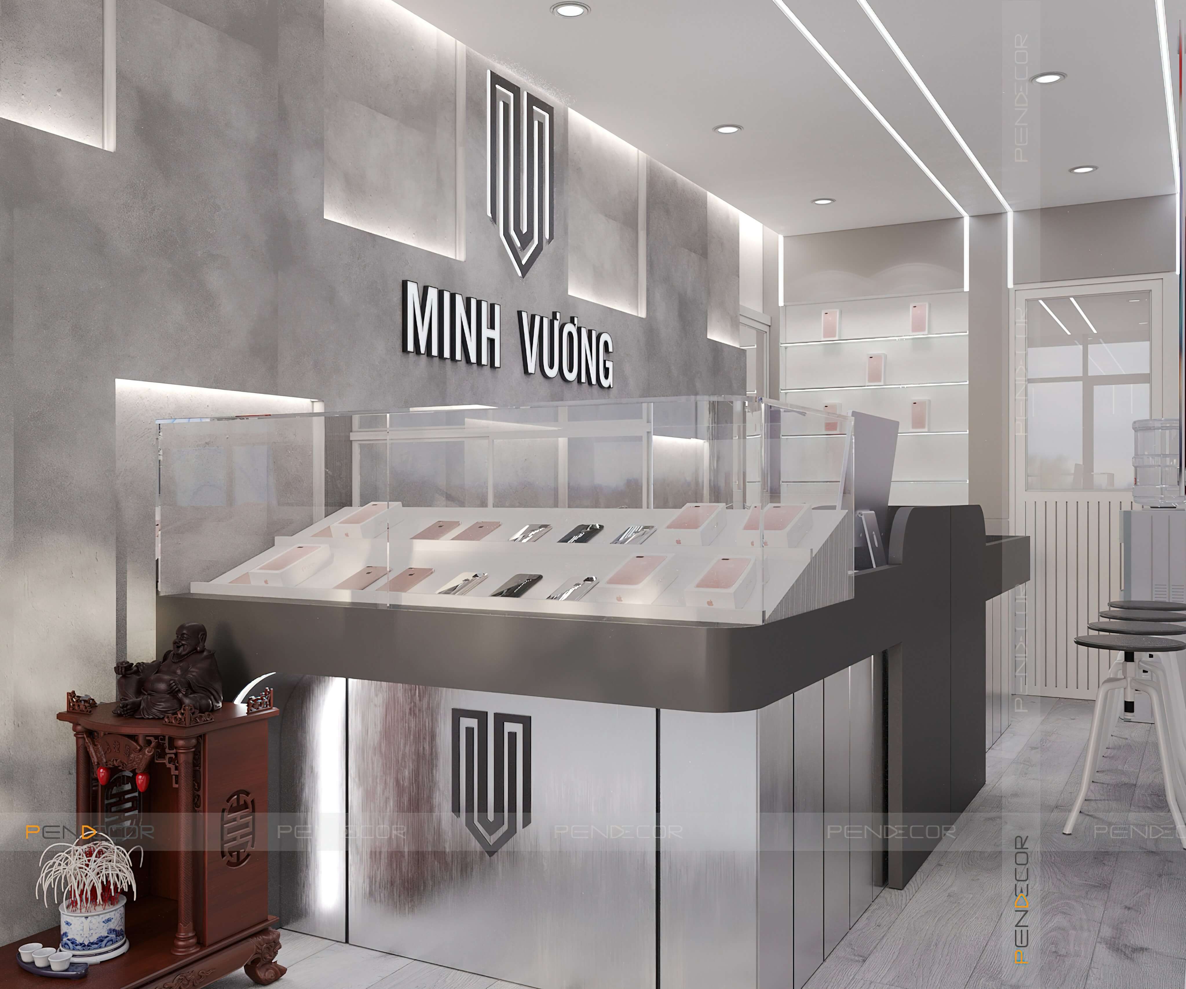 Thiết Kế Shop Điện Thoại Minh Vương